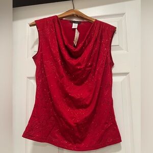 Red sparkly top